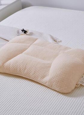 棉儿枕枕芯A类棉枕芯全婴BIU幼儿级全棉头学生枕童成人低枕舒适矮