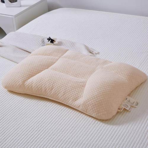 棉儿枕枕芯A类棉枕芯全婴BIU幼儿级全棉头学生枕童成人低枕舒适矮