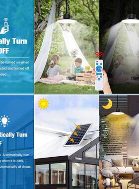 太阳能吊灯花室超亮led灯46252户外防水庭院灯园家节能室内外照用