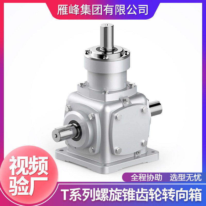 T系列T2-T25型螺旋锥齿轮转向箱减速机螺旋伞齿轮转向器换向器