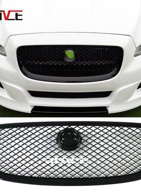 适用于捷豹2010-2015XJ中网电镀中网亮黑碳纤维中网C2D45764