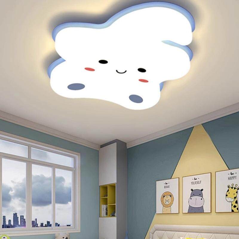 星星灯儿童房吸顶灯云朵灯男孩女孩卧室灯公主房间灯中山灯具新款