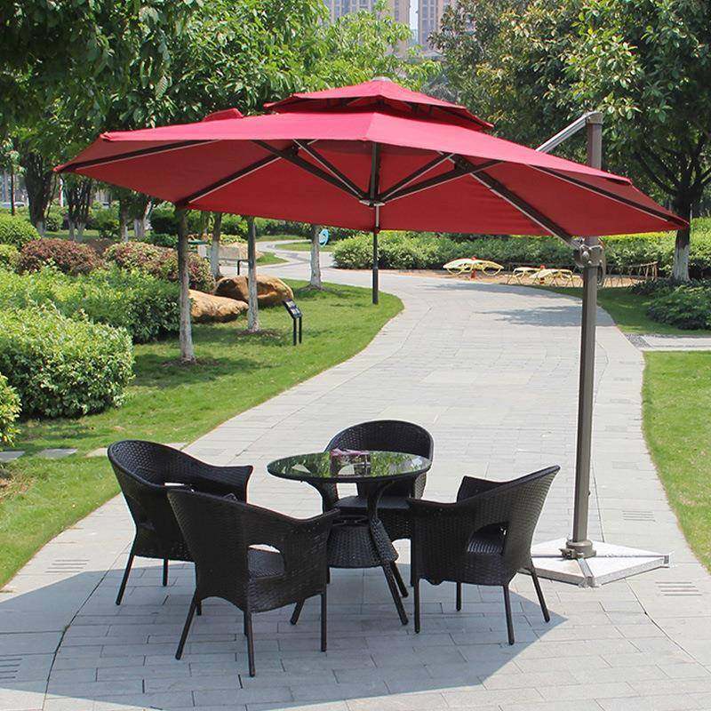 户外家具藤椅酒店餐厅露天藤编桌椅三件套滕椅阳台休闲藤椅带雨伞,农用物资,其他肥料,淘宝优惠券,粉丝福利购,淘宝优惠卷