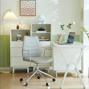 盛好运家具现代时尚简约款办公椅洽谈椅铝合金升降书桌椅
