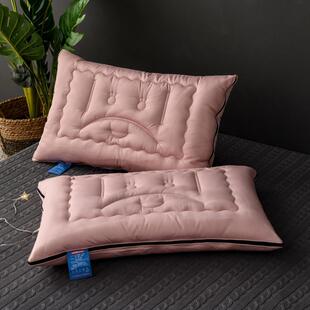 直销新款弹簧拉链款枕头超低款中等偏硬可拆卸枕芯