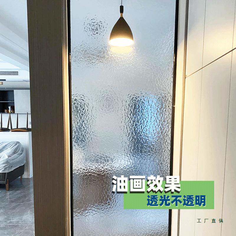 油超白水波纹画钢化艺术玻璃985户隔断屏风厅客入玄关卧室卫生间