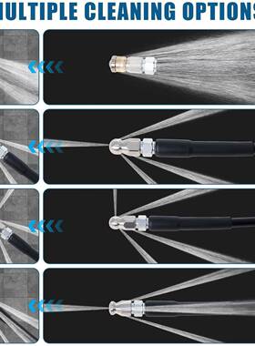 0T1/10高压管洗车管道疏通UGN清洗5机配件水老鼠前一后三前水一后
