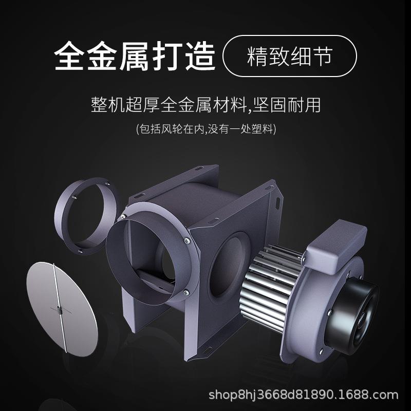 小气型分体式管道风机商用抽分体式DPT10-35小风气机家用管道式换