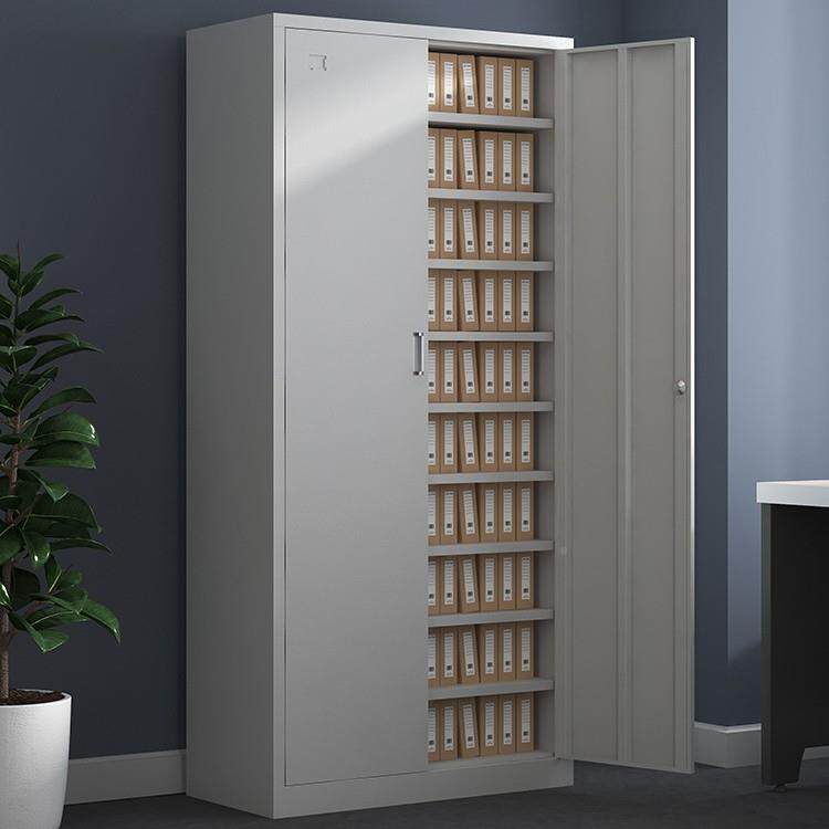 山威办公室铁皮柜纳钢文件柜资0料柜柜档案柜带锁制储物柜矮收柜