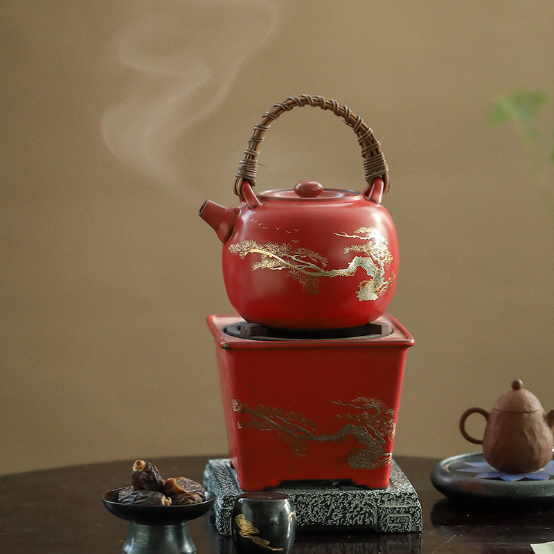 陶瓷炭火围炉煮茶套装
