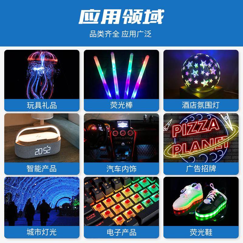 源头工6028四脚片内置IC械机贴键盘专用LED6028幻彩幻彩RG厂B灯珠