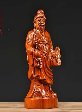 花木像雕神医华佗实木质雕刻摆WS-86327件饰医仙华佗工艺品家居装