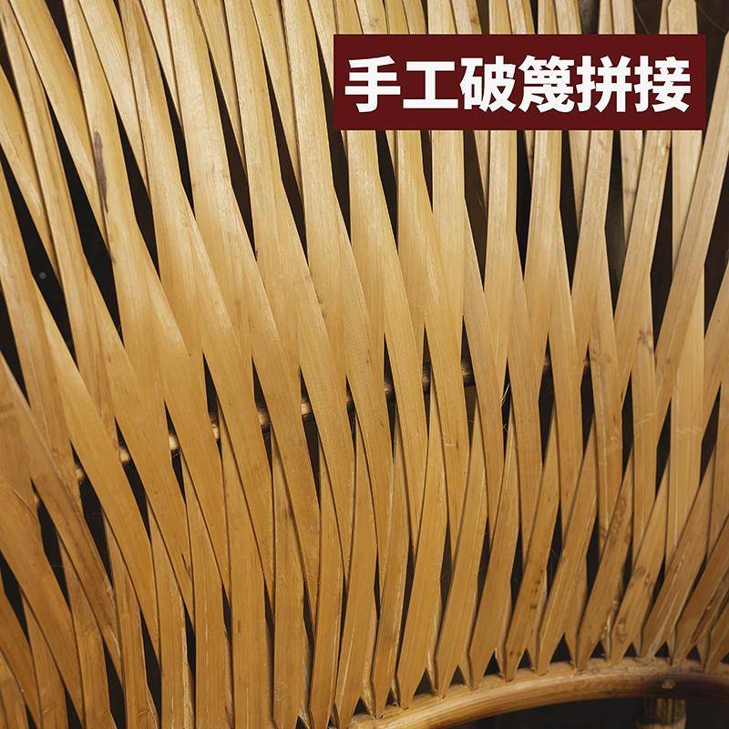7表W四川子靠背椅手工老式竹编用摄家影演儿童凳小大号小号竹凳编