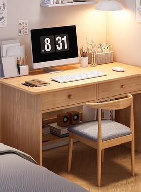 书桌电脑桌小型式桌用卧室学家生学习架一OEN体简书台易写字办公