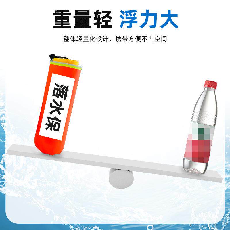 落神水自破救器紧急车用救生圈自带锤3秒快速窗充气救生圈落水保