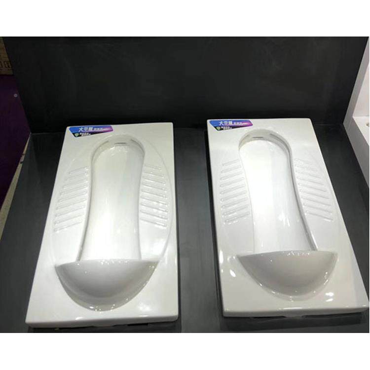 W6卫浴带弯防臭挡水溅加蹲便器蹲坑式80防蹲0便50池大商用便池特