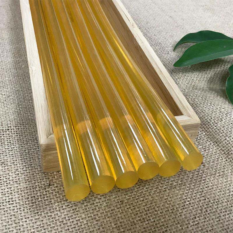 12G/箱透明热熔胶棒11mm条7mmAPC高度粘黄色热熔胶厂K家