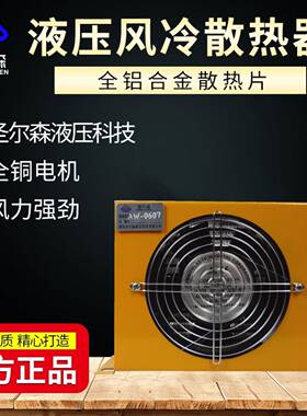 圣尔森风冷却器片AW-0607T-CA液压站/系统机床油风扇小挖机散热器