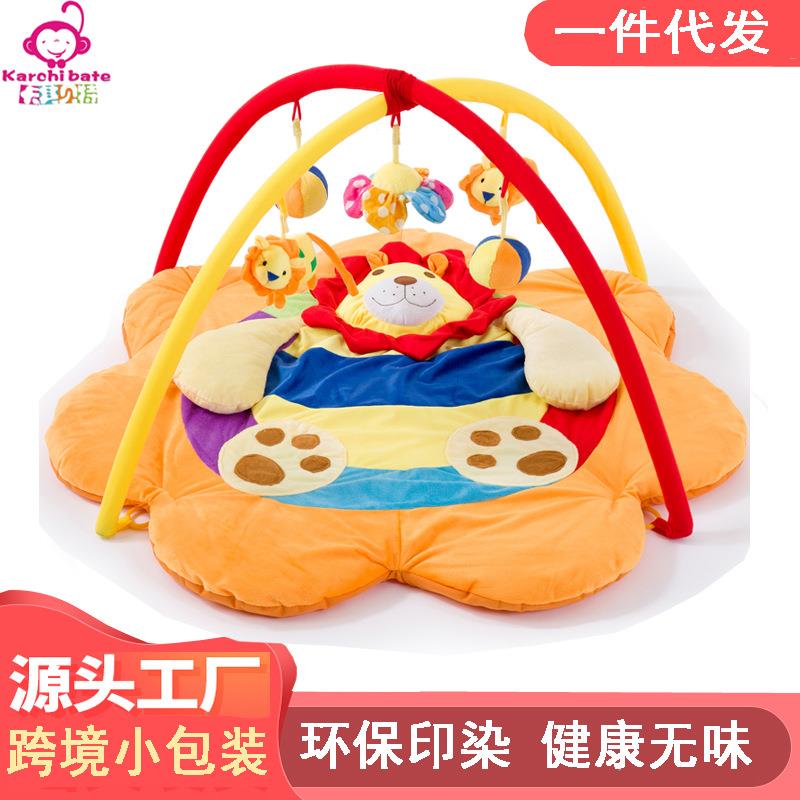 宝宝音乐爬爬垫棉绒布婴儿游戏毯健身垫架益智玩具Babypad