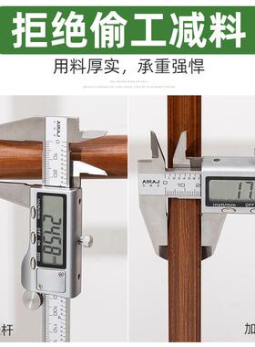 5YA1木马人挂衣架卧室落地衣帽架子立式房间挂衣服家用置物架收纳