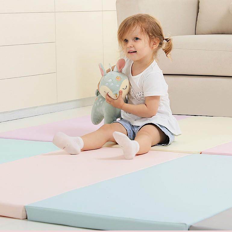 可折叠儿童爬爬垫加厚地垫拼接爬行垫家用宝宝垫子XPE地垫5CM