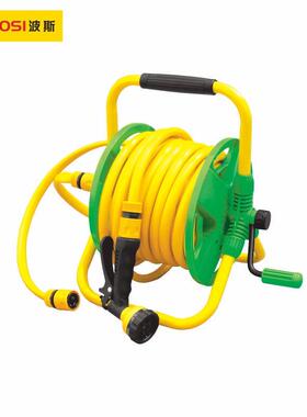 波斯工具手提式水管车高压水枪水管15M园林绿化洗车器BS561015