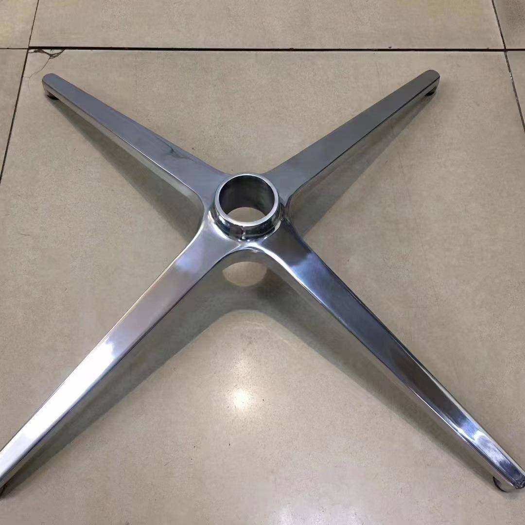 优质铝合金压铸办公转椅四星脚表面抛光处理四爪牙签休闲脚,纺织面料/辅料/配套,纺织机械配件,淘宝优惠券,粉丝福利购,淘宝优惠卷