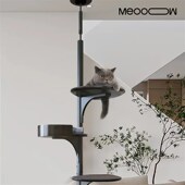 实木猫爬架高层通天柱不占地meoooow顶天立地猫爬架猫窝猫跳台