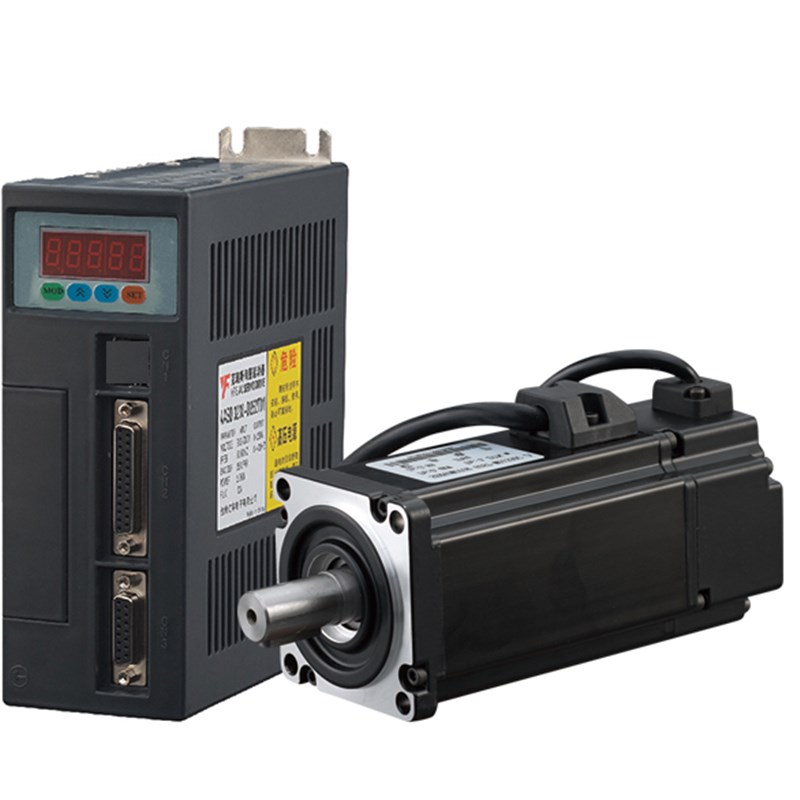 泰达60ST-M01330 交流伺服电机+驱动器0.63N.M 200W送电机线一根