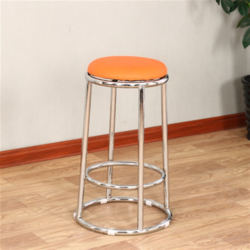 酒吧凳高脚三环凳吧台凳不锈钢凳手机柜台凳加高凳子游戏厅凳子