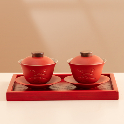 唐呈改口敬茶杯子结婚婚礼茶具套装托盘婚庆结婚用品大全新婚礼物