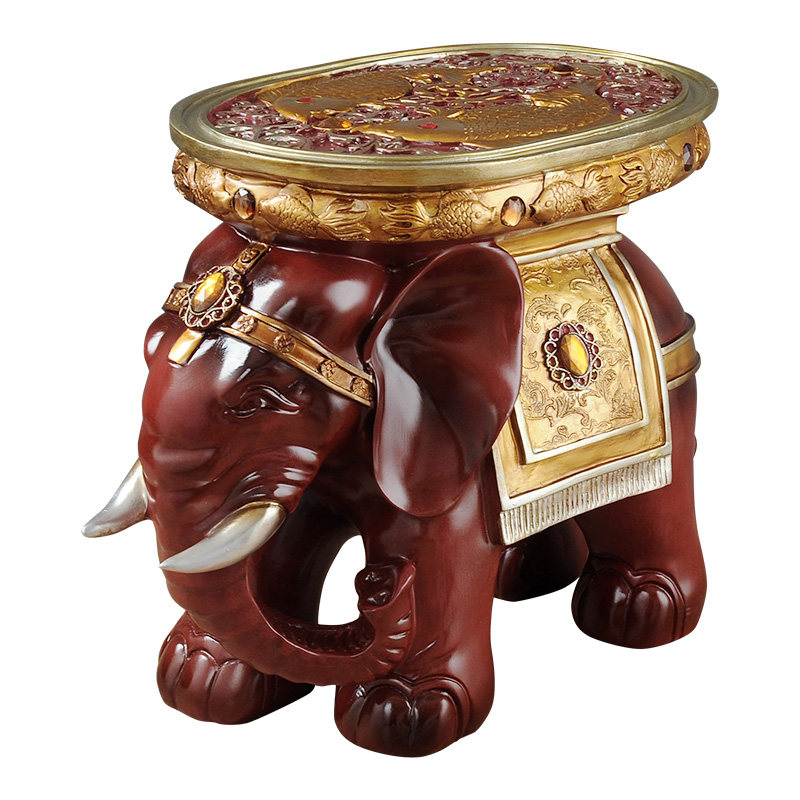 欧式大象凳子换鞋凳家里客厅摆件大型落地家居装饰品创意大号,家居饰品,装饰摆件,淘宝优惠券,粉丝福利购,淘宝优惠卷