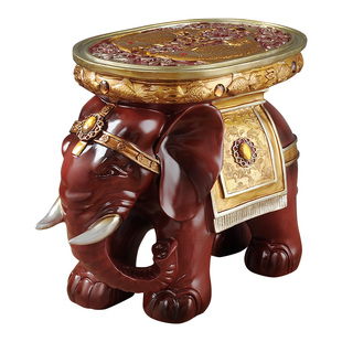 欧式大象凳子换鞋凳家里客厅摆件大型落地家居装饰品创意大号