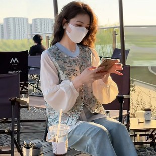 马甲女款2024新款春秋季小个子新中式国风无袖中式马夹背心上衣