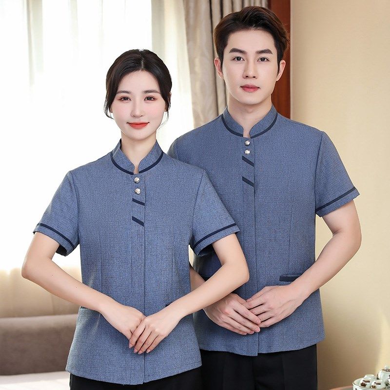 保洁服短袖酒店宾馆客房工作服夏装物业楼层清洁工阿姨PA制服家政