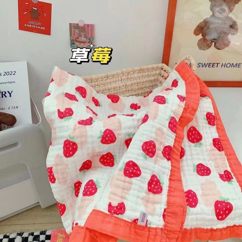 新生婴儿纯棉纱布A类宝宝儿童浴巾六层盖毯120*150浴巾110毛巾被,居家布艺,浴巾,淘宝优惠券,粉丝福利购,淘宝优惠卷