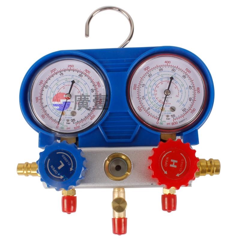 汽修家用雪种表加氟表冷媒表冷媒空调表R134A/R22/R410制冷压力表