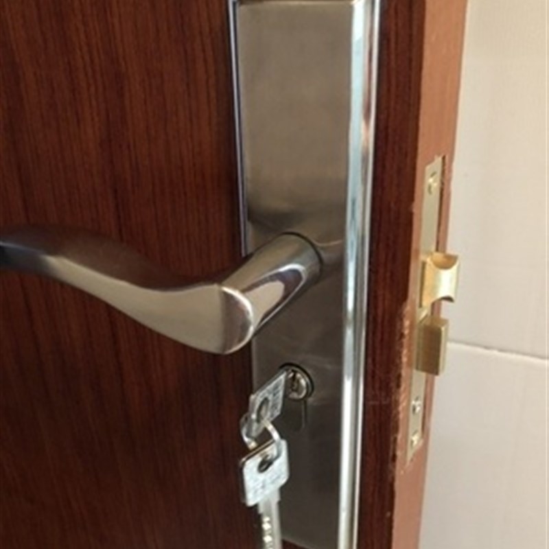 家用免改孔换锁实木门门把手木门锁具通用型手柄锁家用可调节面板