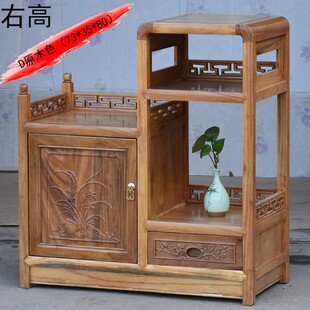 中式实木茶水柜茶车茶道桌茶台可放水桶玄关柜酒水柜餐边柜收纳柜