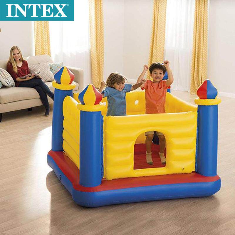 INTEX48259城堡跳跳乐儿童充气蹦蹦床弹跳池淘气堡