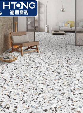 亮面彩色水磨古石瓷砖北欧风地厅砖60X1200600x1200餐厅客网0红复