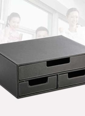 办公桌面文件收纳盒档盒文件资料盒整文理盒案文具F95T85S64a件收