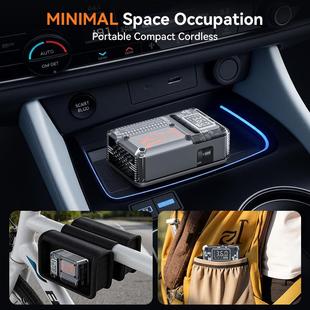 随途车载394充气迷你便携式 电汽车冲泵泵车动用无线数显气轮胎打