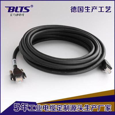 RRO工蔽业相千兆机网线以网交换机网线带屏螺丝固定Gig太EVision