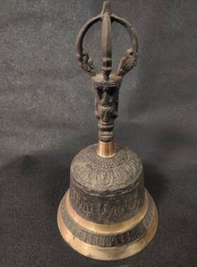 手密宗法67891器手工撞摇铃复古铜铃大小号手铜摇铃铃碰钟乐器