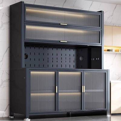 家用房餐多边柜置物柜子RFS功能靠墙一体落多地层储物厨厨房收纳