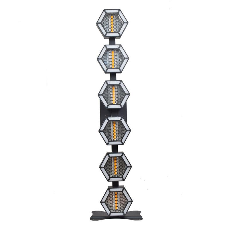 LED六颗复效古灯酒舞台果灯6颗复古可拼矩接阵吧氛围感跑马背景灯