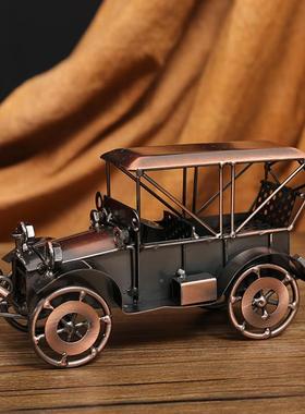 艺复古老爷车摆7123N件客业厅视柜酒柜工风电汽车模型装饰摆设创