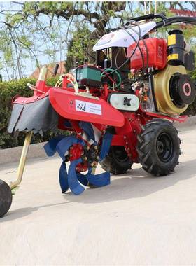 四驱前旋微耕机汽油耕机园YHC管理机开沟机小旋型葱农用大培田土