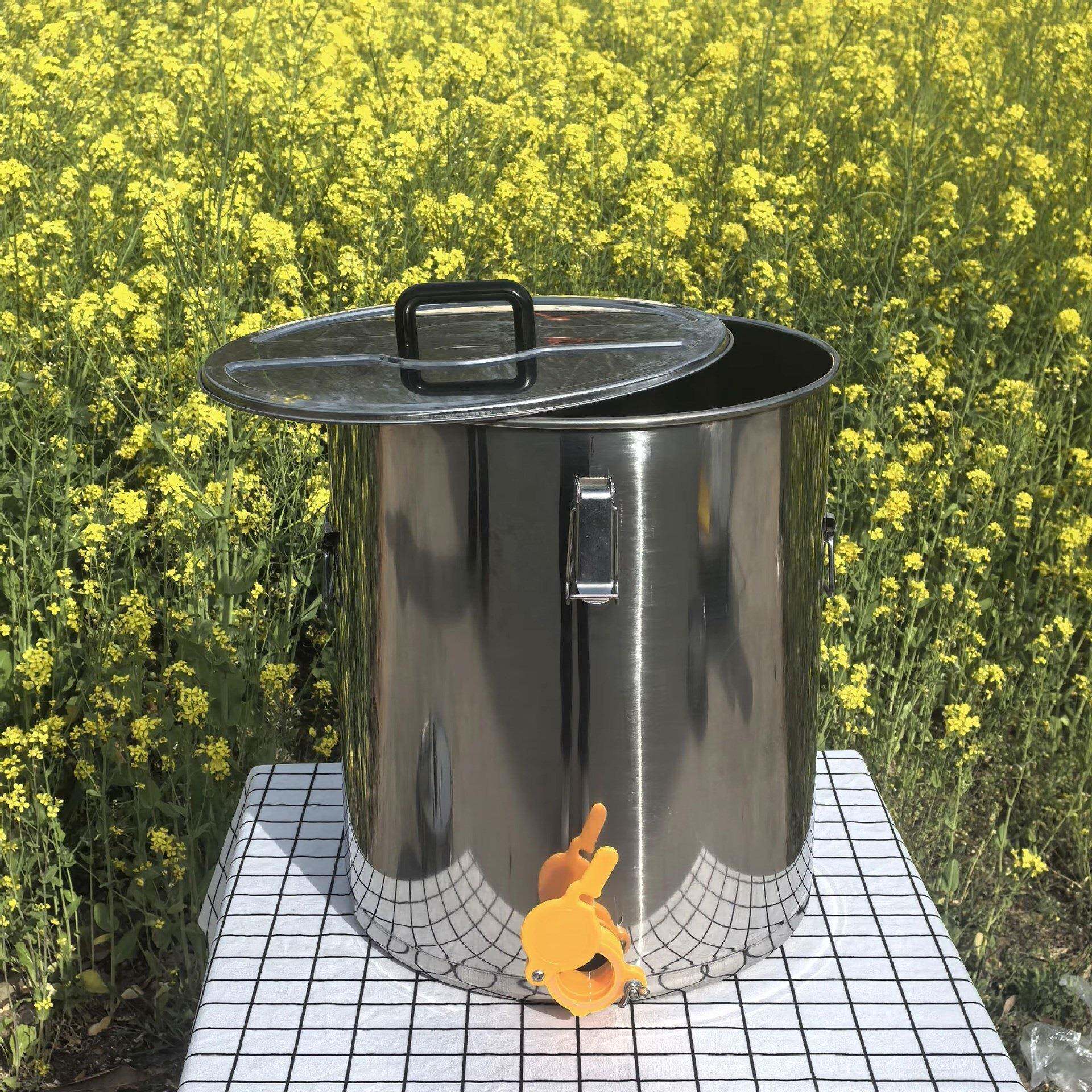 201304蜂蜜储存可加滤网5L不锈钢/蜂桶蜜桶120L不锈钢ENX0蜂蜜储